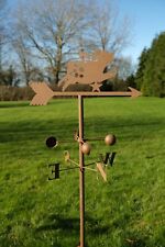 Flying Pig Windspinner Weather Vane Garden Decor