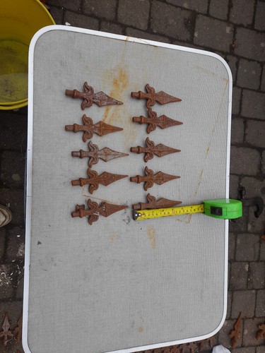Rail heads wrought iron for - heads, wrought-iron