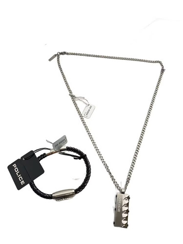 Police leather bracelet - police,
