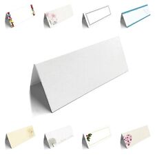 Table Place Name Cards  Blank Plain for Wedding, Conference, Parties, Christmas