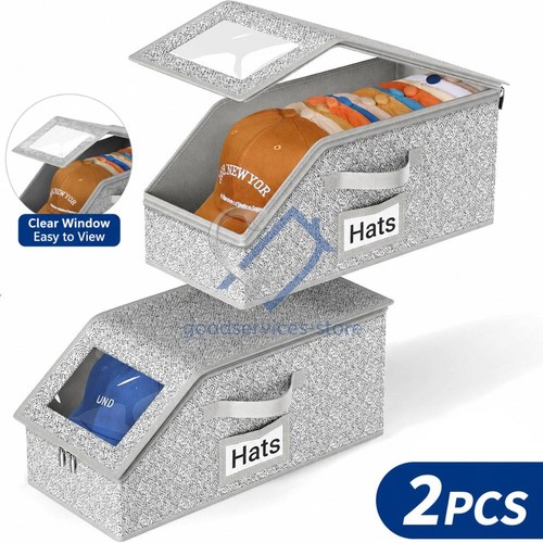 2pcs stackable hat storage - 2pcs,