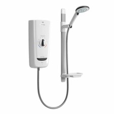 Mira Advance 8.7kW Thermostatic Electric Shower - White/Chrome