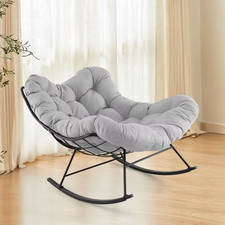 Oversized Papasan Egg Rocking