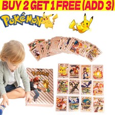 Pokemon Card Foil GOLD Rose PACK 55 CARDS TCG GX Vmax GX Card Charizard Rare