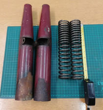 Original BSA A7 1948 longstroke headlamp brackets / shrouds and springs