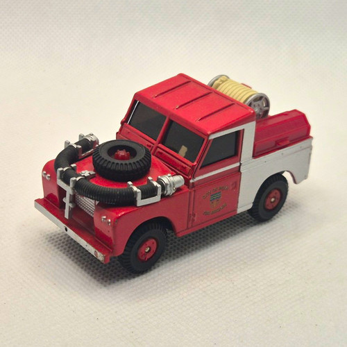 Red white diecast plastic - diecast,