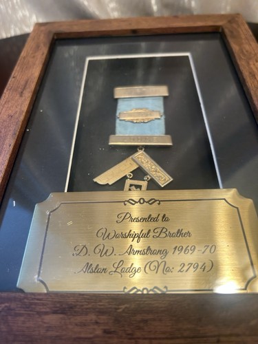 Vintage silver masonic past - silver,