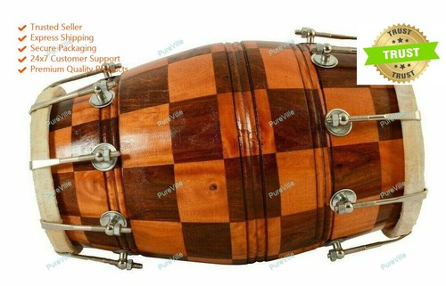 Musical handmade dholak dholki - handmade, dholak/dholki