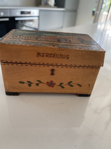 Bergenhus wooden trinket - wooden, box