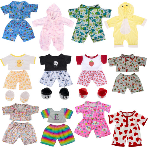 Teddy bear clothes pyjamas - clothes,