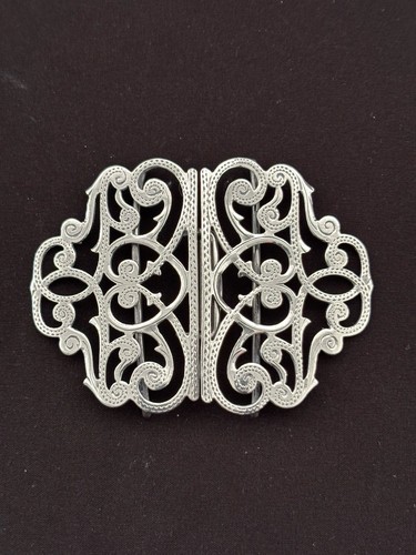 Victorian silver nurses belt - victorian,