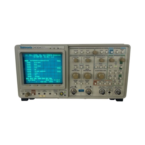 Tektronix 2430a channel - tektronix,