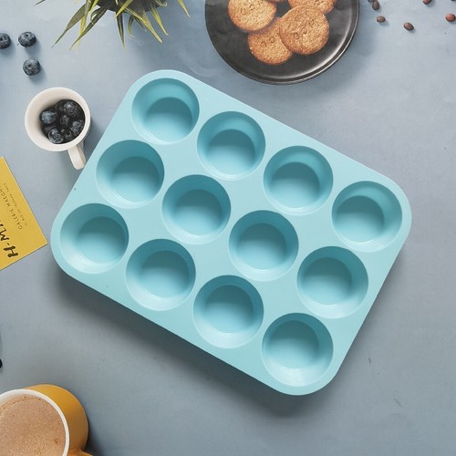 Silicone muffin cupcake trays - silicone,
