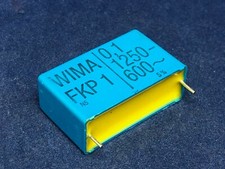 Wima Film Capacitor 0.1uF 1250V 5% 41 x 15 x 25mm FKP1104J1250