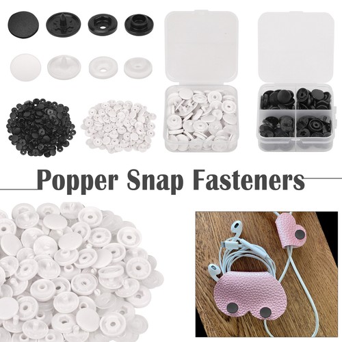 Sets white black plastic - 20, white/black