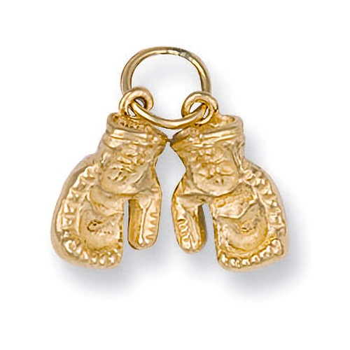 Yellow gold boxing glove - gold,