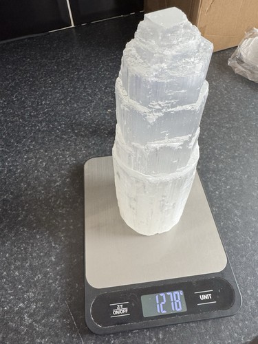 Crystal selenite huge tower - selenite,