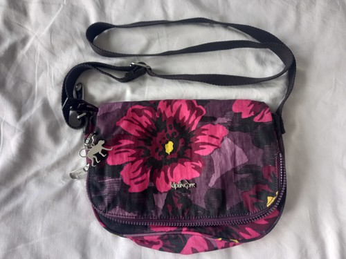 Kipling pink purple floral - pink,