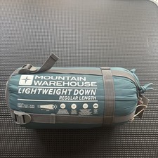 Mountain Warehouse Lightweight Down Sleeping Bag Petrol RRP £109.99