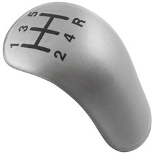 COPERTURA POMELLO LEVA CAMBIO ARGENTO 5+R PER FORD FIESTA FUSION TRANSIT CONNECT