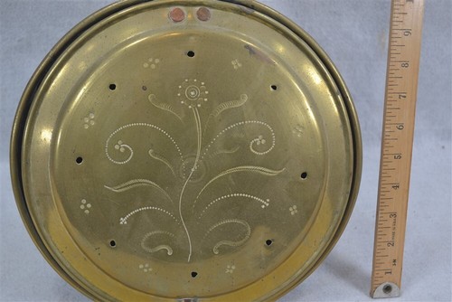Antique brass bed - bed, pan