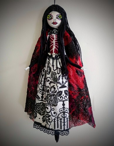 Handmade gothic doll - gothic, doll,