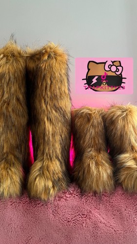 Brown y2k knee - xl,