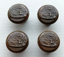 4 x Antique Sporting Bronze