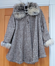 Lovely A~Line Swing 3/4 Coat