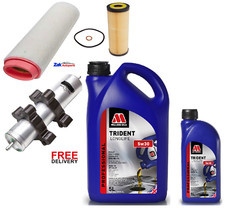 FOR BMW E46 320 D 320D M SPORT AIR OIL FUEL FILTERS & OIL SERVICE KIT *NEW*