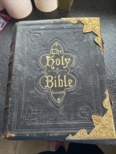 Cassell's Petter Galpin the Holy Family Bible Illustrated, Large Antique 1880