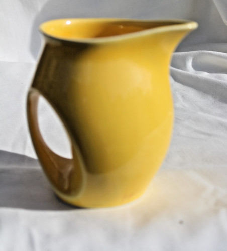 Holkham pottery yellow owl - yellow,