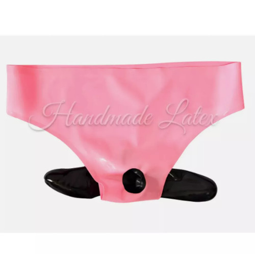 Mens latex shorts - latex, with