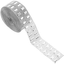  Wear-resistant Rhinestone Ribbon Replaceable Rhinestones Trim Decorative