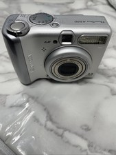 Canon Digital Camera PowerShot A520 4.0MP Silver Tested 2 AA Batteries Are Inclu