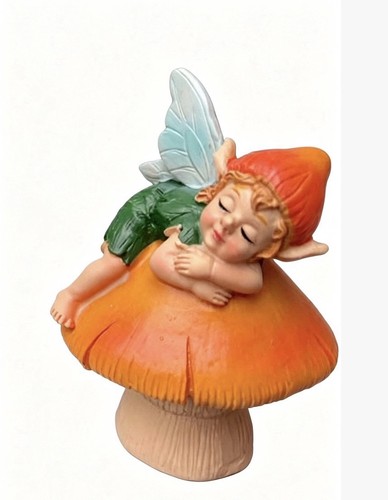 Fairy sleeping toadstool - fairy,