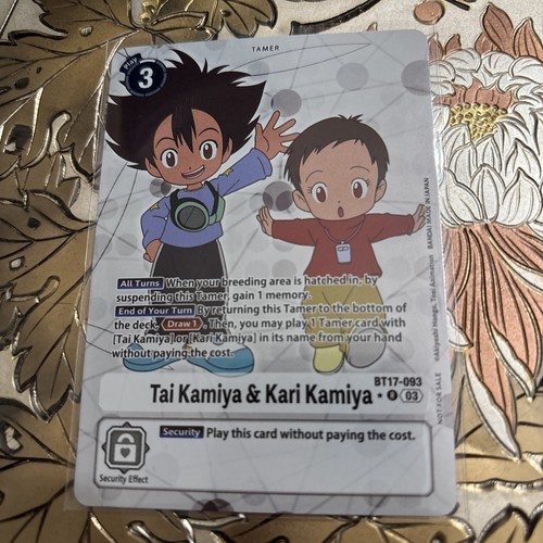Digimon card game - digimon, tai