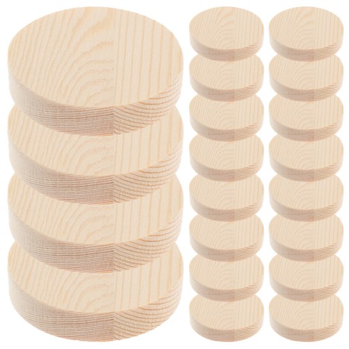 20pcs unfinished wood slices - wood,