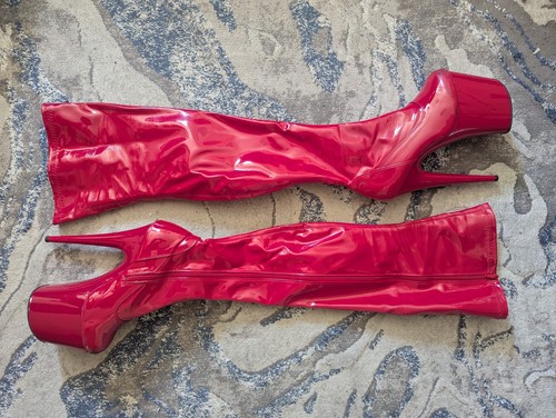 Well worn pleaser thigh - , high