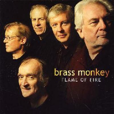 Brass monkey flame fire - brass,