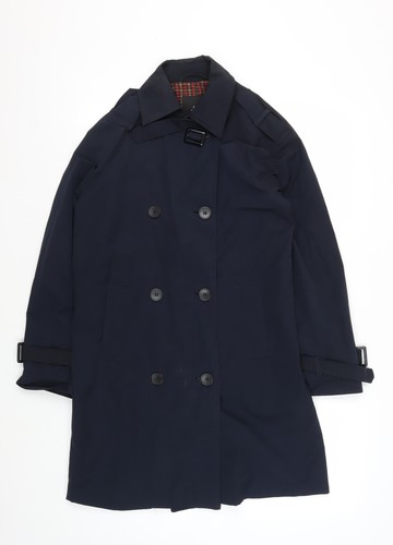 Zara men blue trench coat - men's,