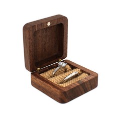 Wooden Ring Box Jewelry