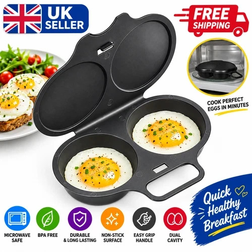 Microwave egg poacher with lid - microwave,