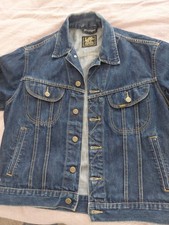 Lee Denim Jacket Medium Blue