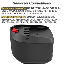 6.0Ah 18V Battery for Bosch