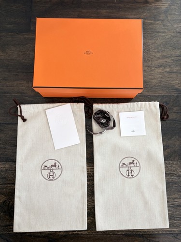 Hermes box with dust bags - hermes,
