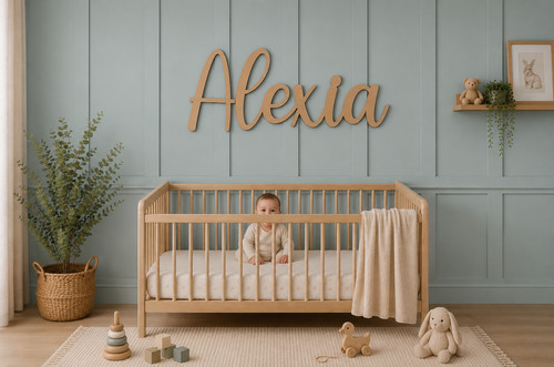 Personalised wooden name - personalised,