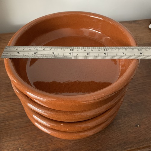 Terracotta tapas dishes - terracotta,
