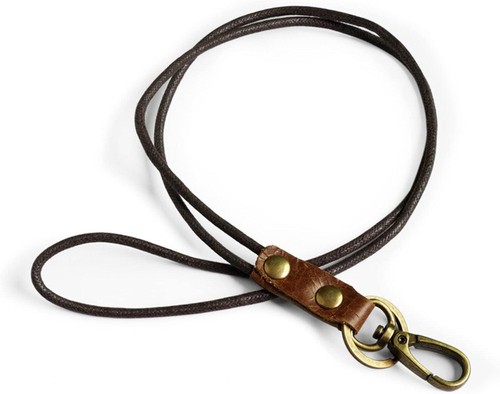 Genuine leather rope necklace - rope,