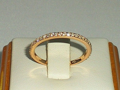 Ladies ring carat - ladies, rose